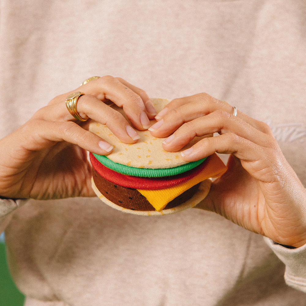잇마이삭스 3D Cheese burger 치즈 버거 삭스 양말(Eat My Socks 3D Cheese burger) - 5