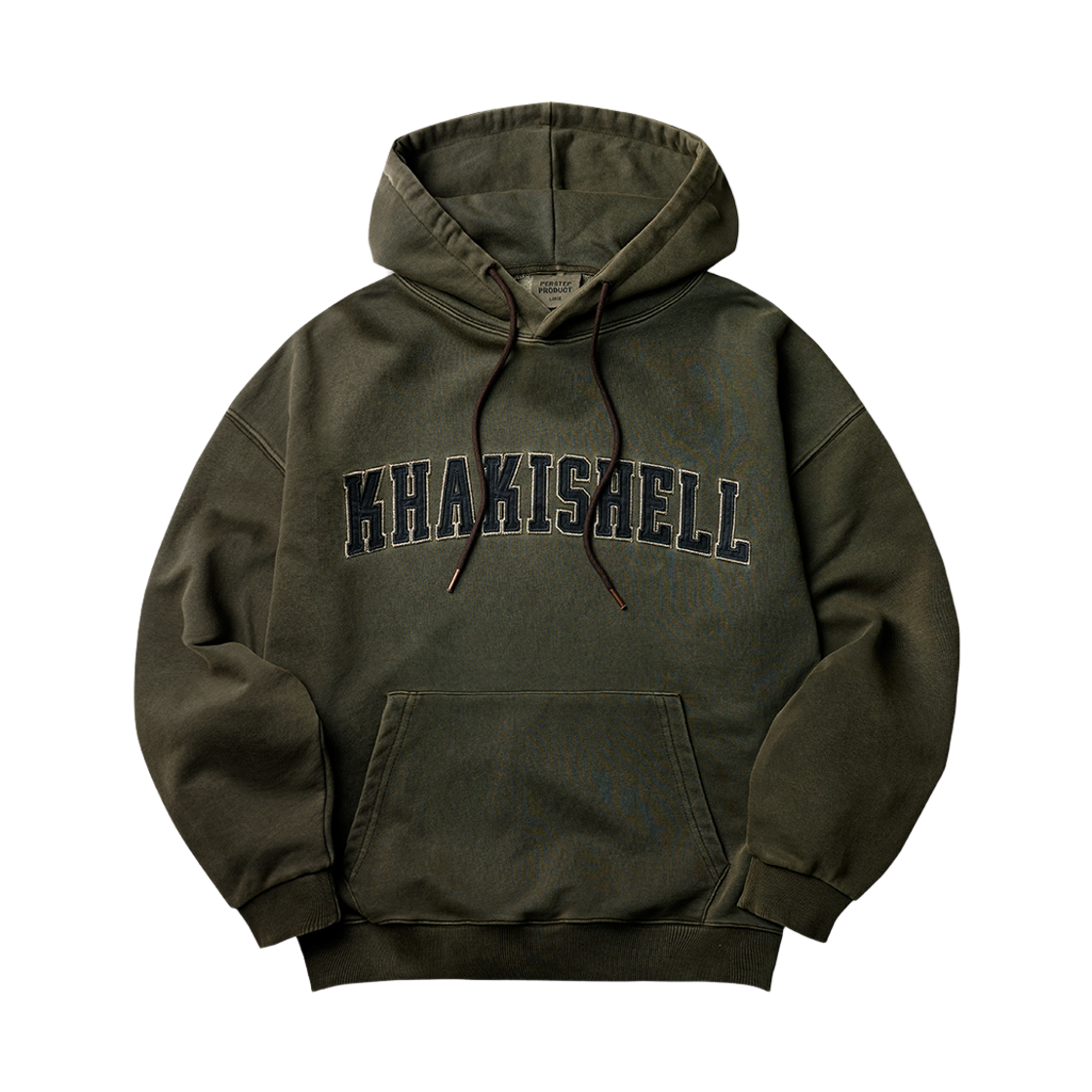 SMHD4739_khaki_29 PERSTEP Khaki Shell Pigment Hoodie Khaki SMHD4739