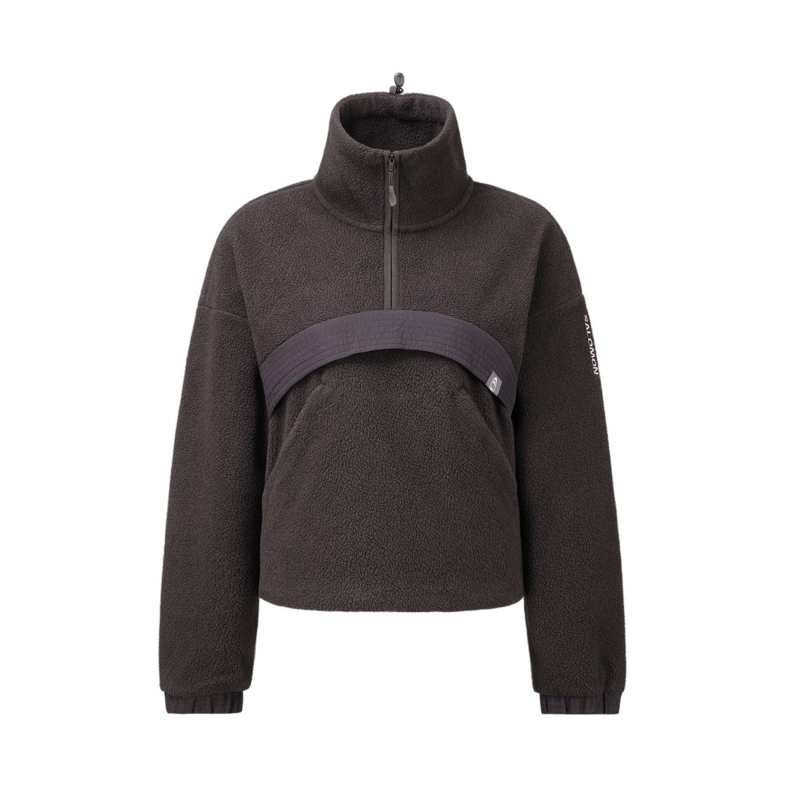 LD0460100 (W) Salomon Heika Plees Quarter Zip Red Black