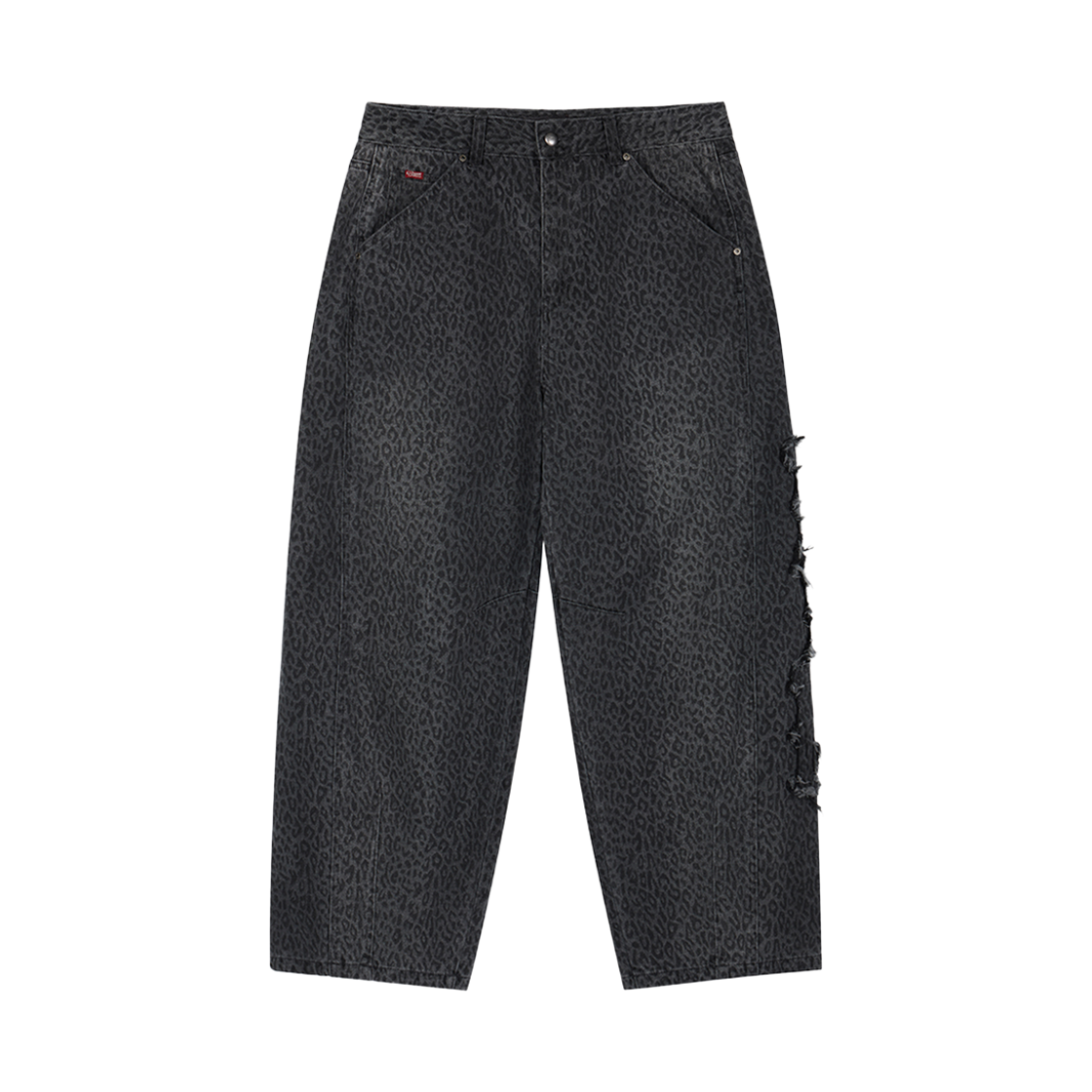 D263UPT211860 [6% 적립] Deus Ex Machina Damaged Curved Pant Leopard Leopard