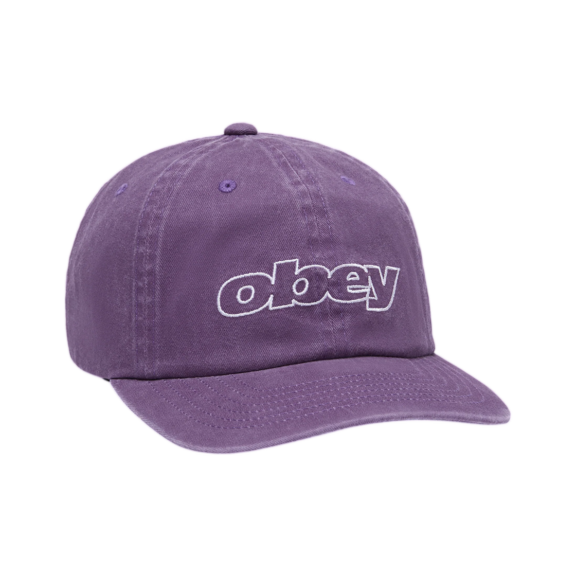 100580450 Obey Pigment Outline Delta 6 Panel SB Pigment Purple