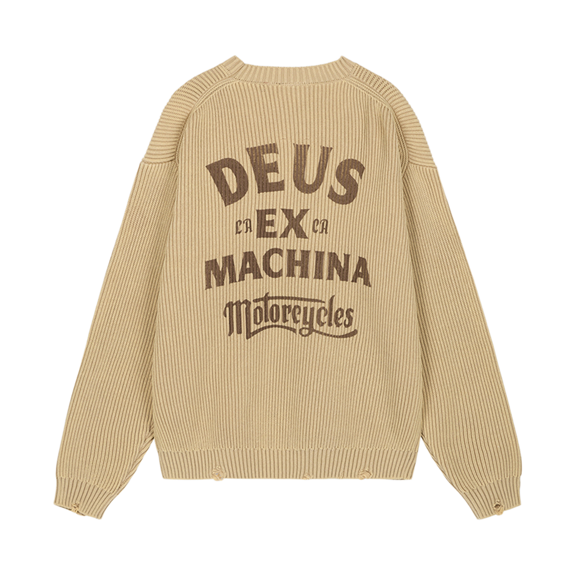 D263UKT220070 [6% 적립] Deus Ex Machina Dyed Drifter Knit Top Beige
