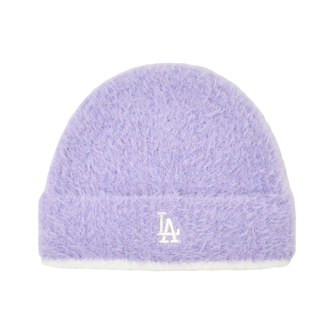 MLB 코튼캔디 비니 LA다저스 바이올렛(MLB Cotton Candy Beanie LA Dodgers Violet)