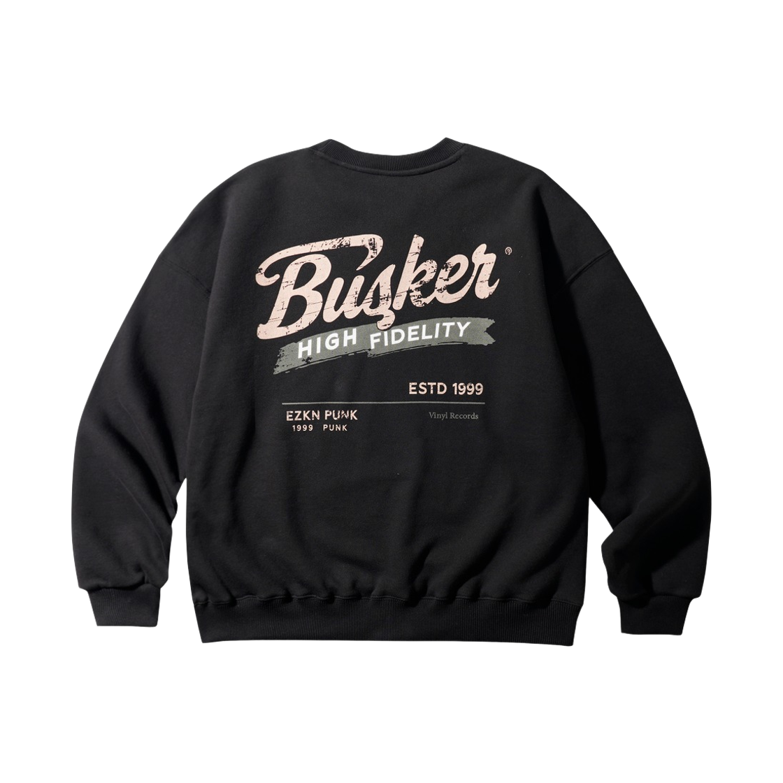 KHMT6891_black_29 EZKATON Busker Sweatshirts Black KHMT6891