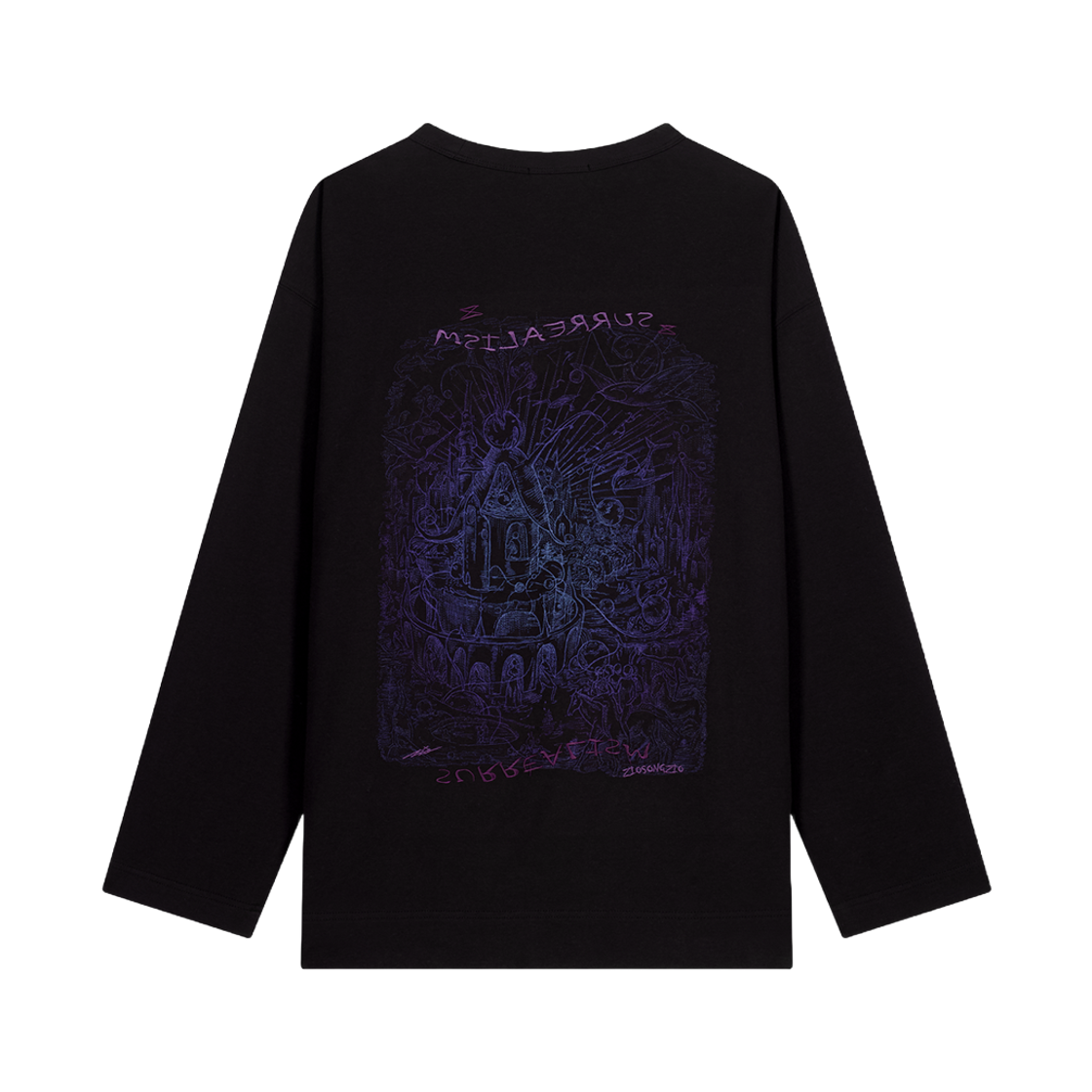BI5TS523BK ZIOSONGZIO COLLECTION Bosch Artwork Long Sleeve Black