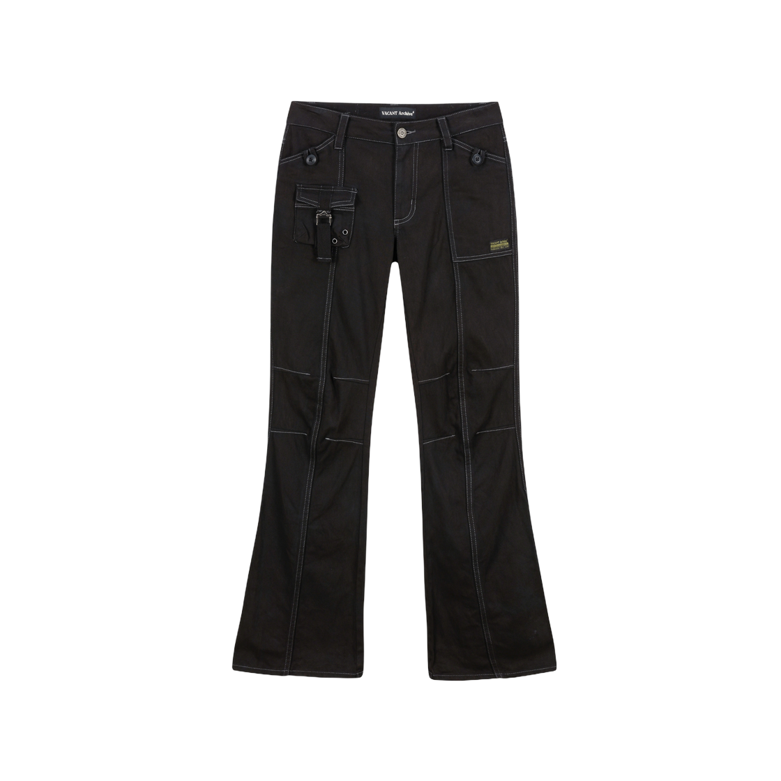 베이컨트 아카이브 메티 코튼 부츠컷 팬츠 블랙(Vacant Archive Meti Cotton Bootcut Pants Black)