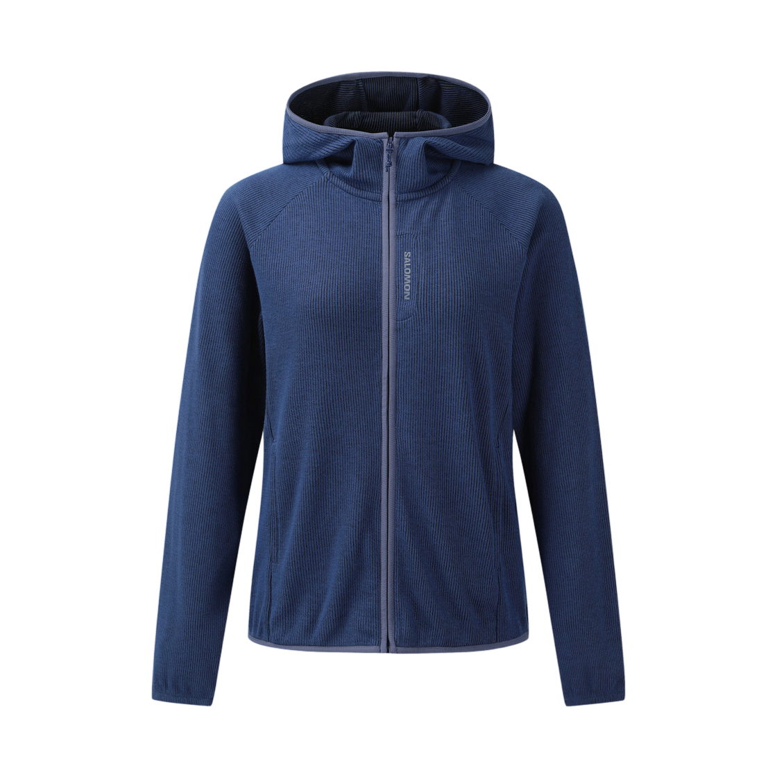 LD0401700 (W) Salomon Ridge Hooded Zip Jacket Blue