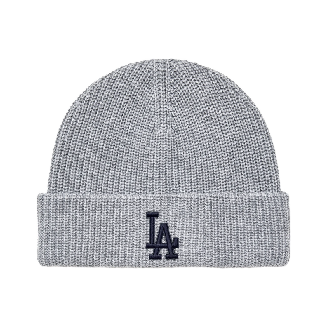 3ABNBM266-07MGS MLB New Jelly Mid Beanie LA Dodgers Grey