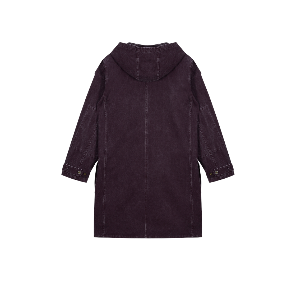 베이컨트 아카이브 엘빈 밀리터리 롱 후디 코트 퍼플(Vacant Archive Men Elvin Millitary Long Hoodie Coat Purple) - 2