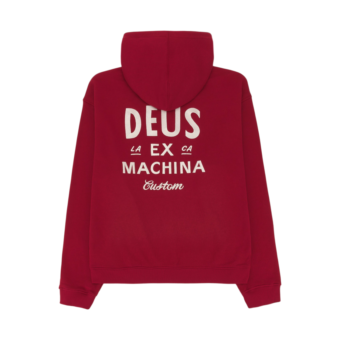 데우스 엑스 마키나 커스텀 집 후드 레드(Deus Ex Machina Custom Zip Hoodie Red) - 2