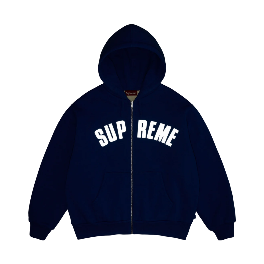 슈프림 아크 써멀 라인드 집업 후드 스웨트셔츠 로얄 - 26FW(Supreme Arc Thermal Lined Zip Up Hooded Sweatshirt Royal - 26FW) - 2