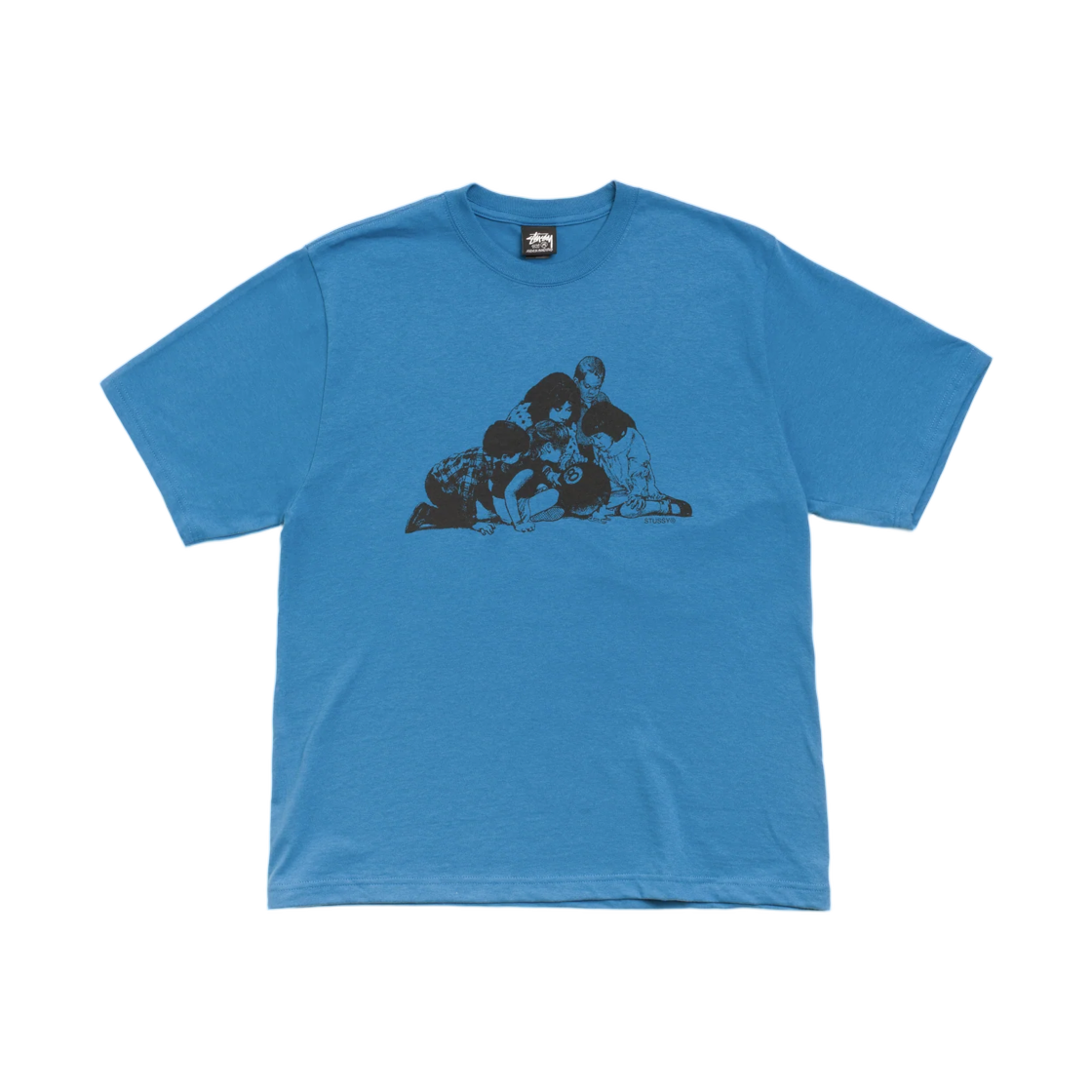 1905205 Stussy Kids T-Shirt Blue
