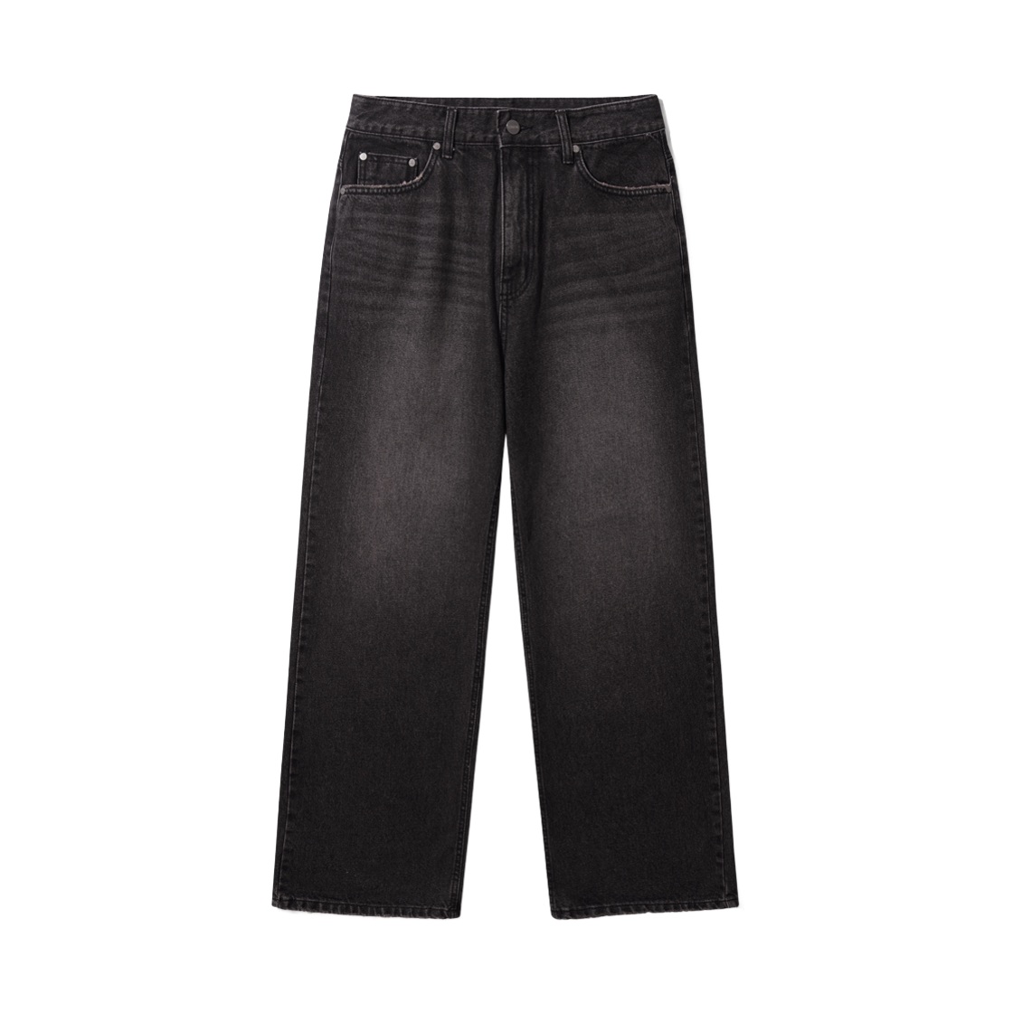 KMLP6669_Vintageblack_291 EZKATON Smoke Wide Denim Pants Vintageblack KMLP6669