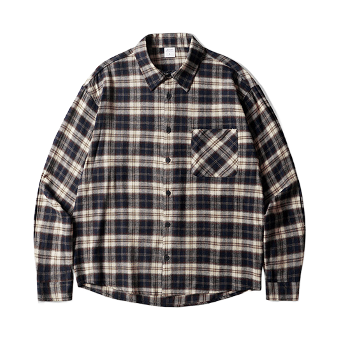 ISLS2715_navy_29 JEMUT Ravirinse Check Shirts Navy ISLS2715