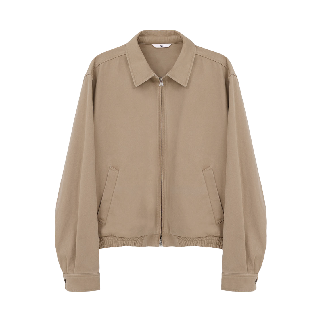 에스티유 커브드 커프 자켓 인 베이지(STU Curved Cuff Jacket In Beige)