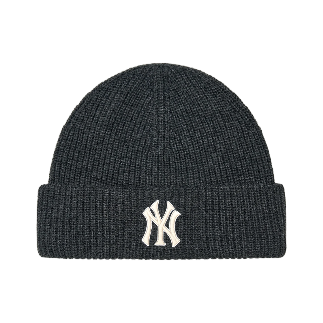 3ABNBM266-50CGD MLB New Jelly Mid Beanie New York Yankees Dark Grey