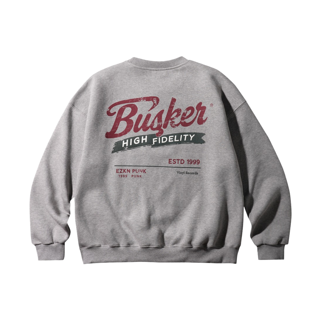 KHMT6891_gray_29 EZKATON Busker Sweatshirts Gray KHMT6891