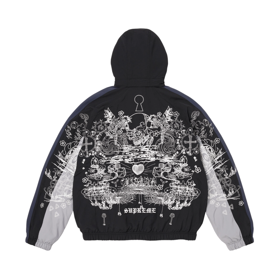슈프림 AOI 플리스 라인드 트랙 자켓 블랙 - 26FW(Supreme AOI Fleece Lined Track Jacket Black - 26FW) - 2
