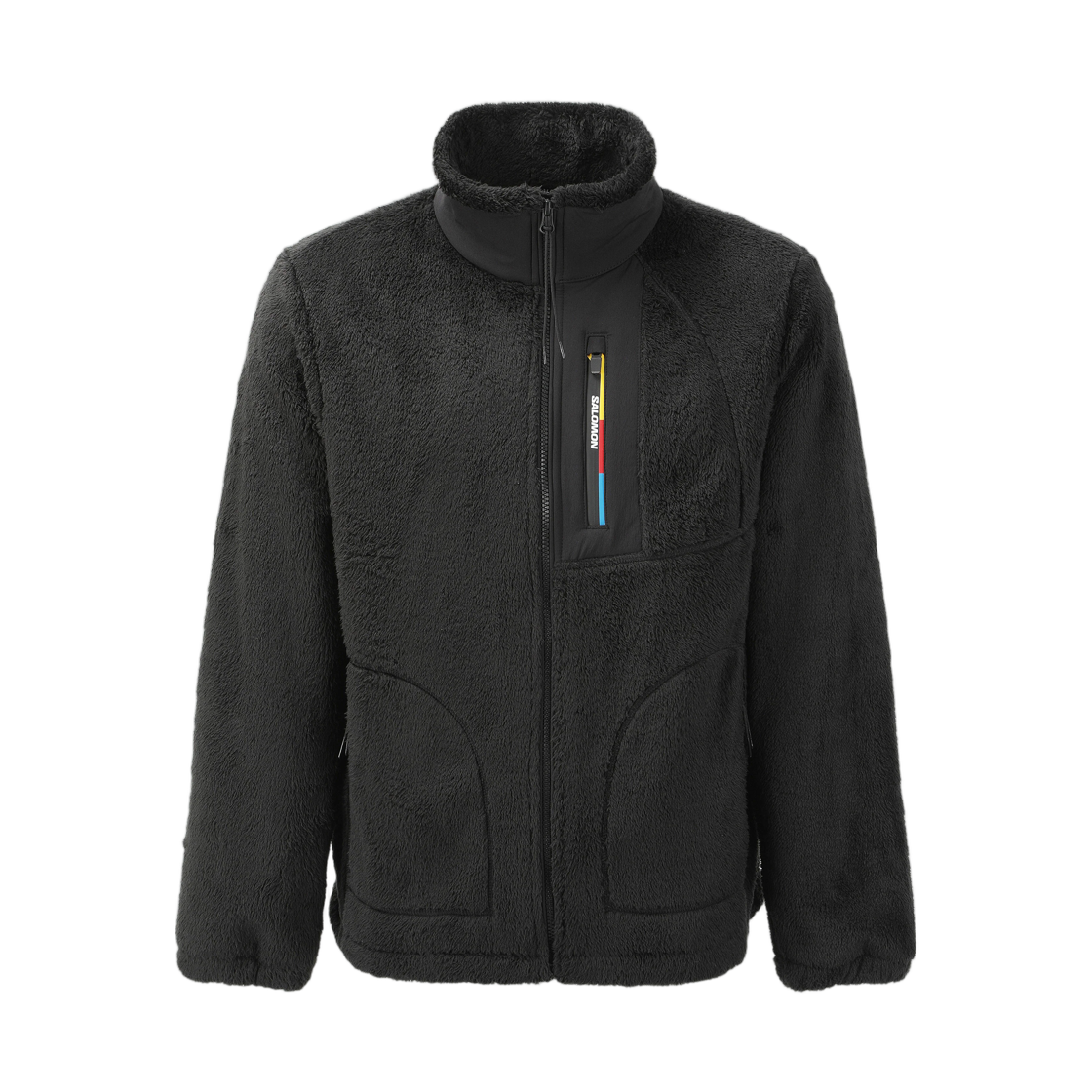 LD0436700 Salomon UNI Race Flag Fleece Jacket Black
