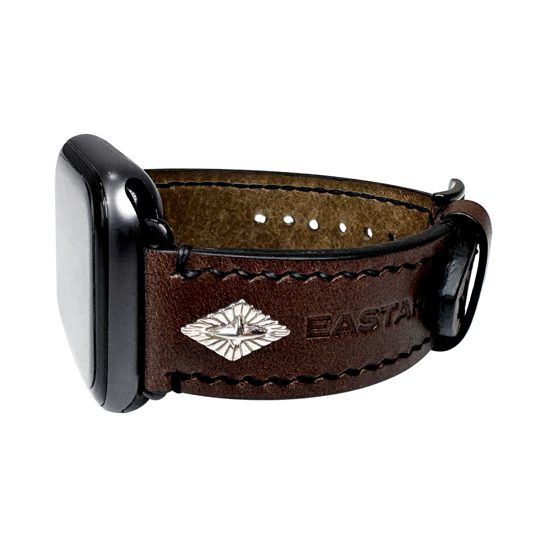 EALTH-AWSBST-BR EASTARGO Apple Watch Sunburst Concho Strap Brown