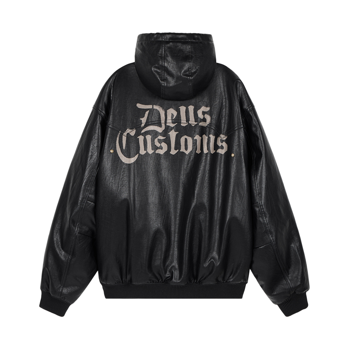 [6% 적립] 데우스 엑스 마키나 폭스 레더 백타입 퍼 후디 재킷 블랙([6% 적립] Deus Ex Machina Faux Leather Backtype Fur Hoodie Jacket Black) - 2