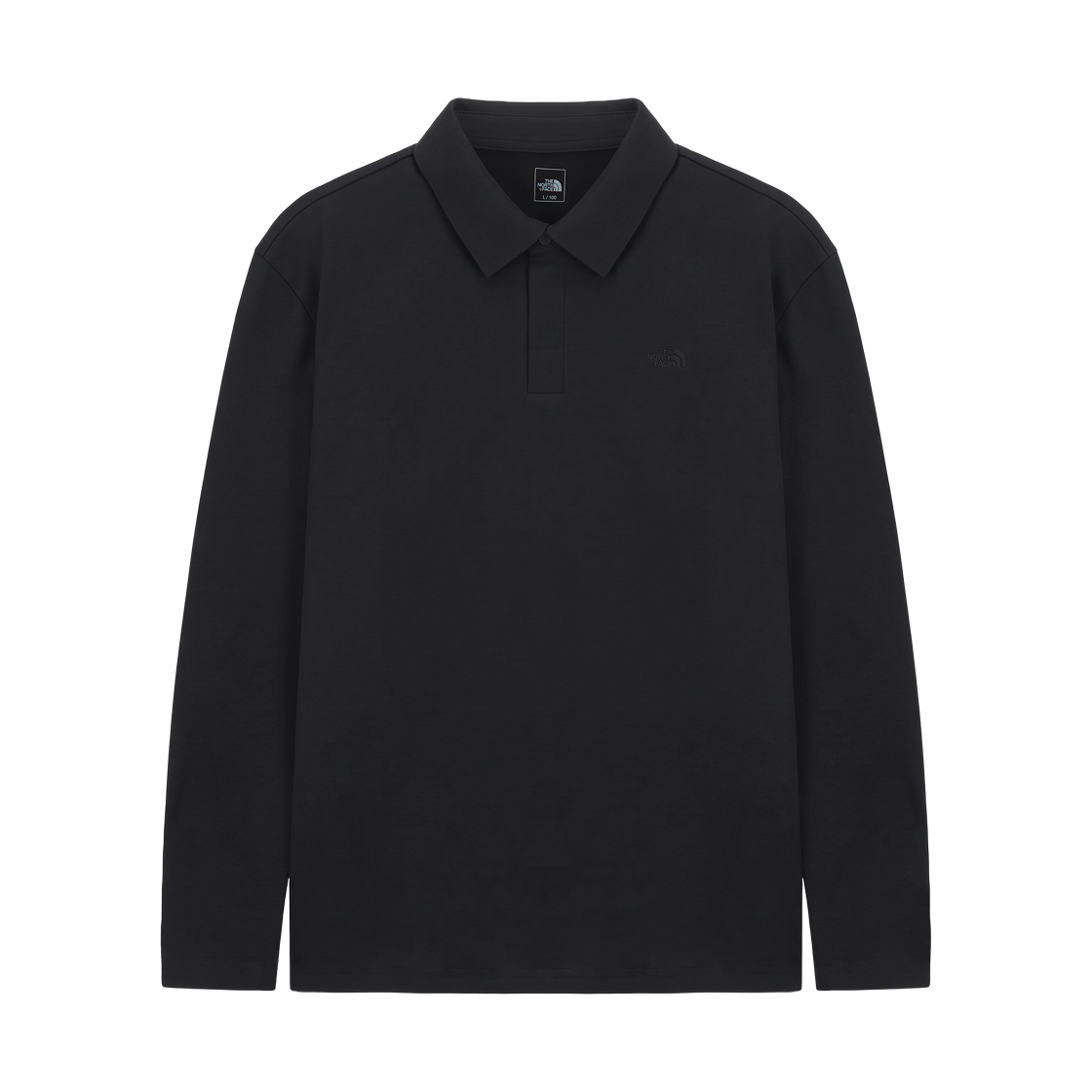 NT7QS51A The North Face Cozy Flex L/S Polo Black - 26FW