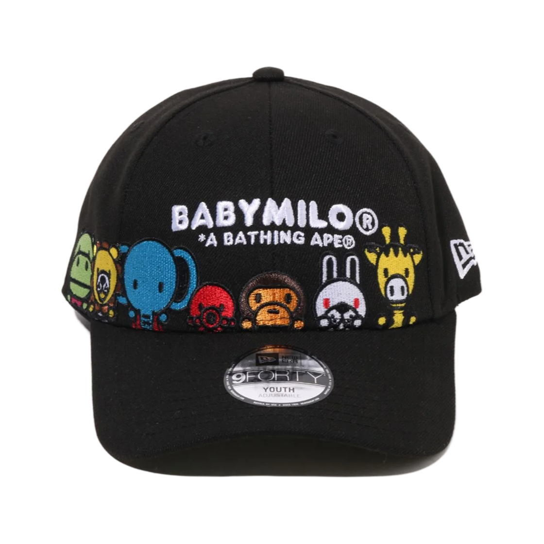 - BAPE Baby Milo Friends New Era 9Forty Cap Black