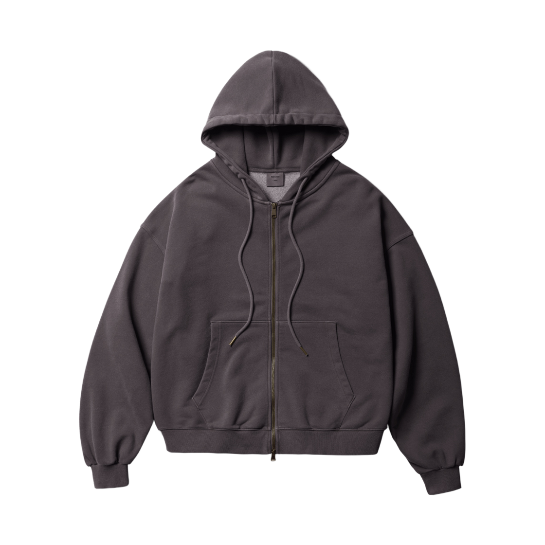 JUHD4742_vintagepurple_29 PERSTEP Pigment Crop Two Finder Hoodie Zip Up Vintagepurple JUHD4742