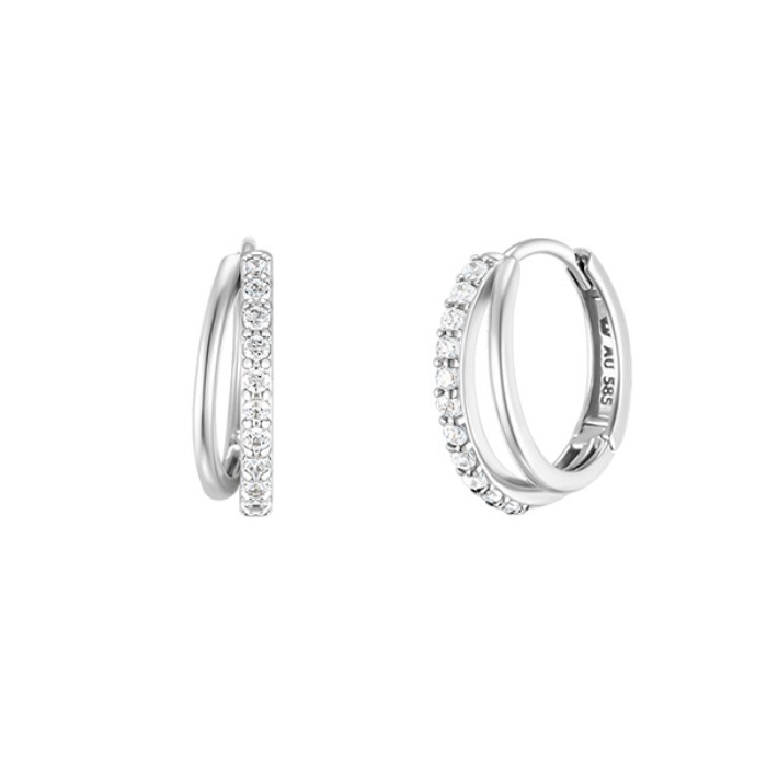 제이에스티나 J.Livera 14K 귀걸이 (JJJTEQ1BS054W4000)(Jestina J.Livera 14K 귀걸이 (Jjjteq1Bs054W4000)) - 2