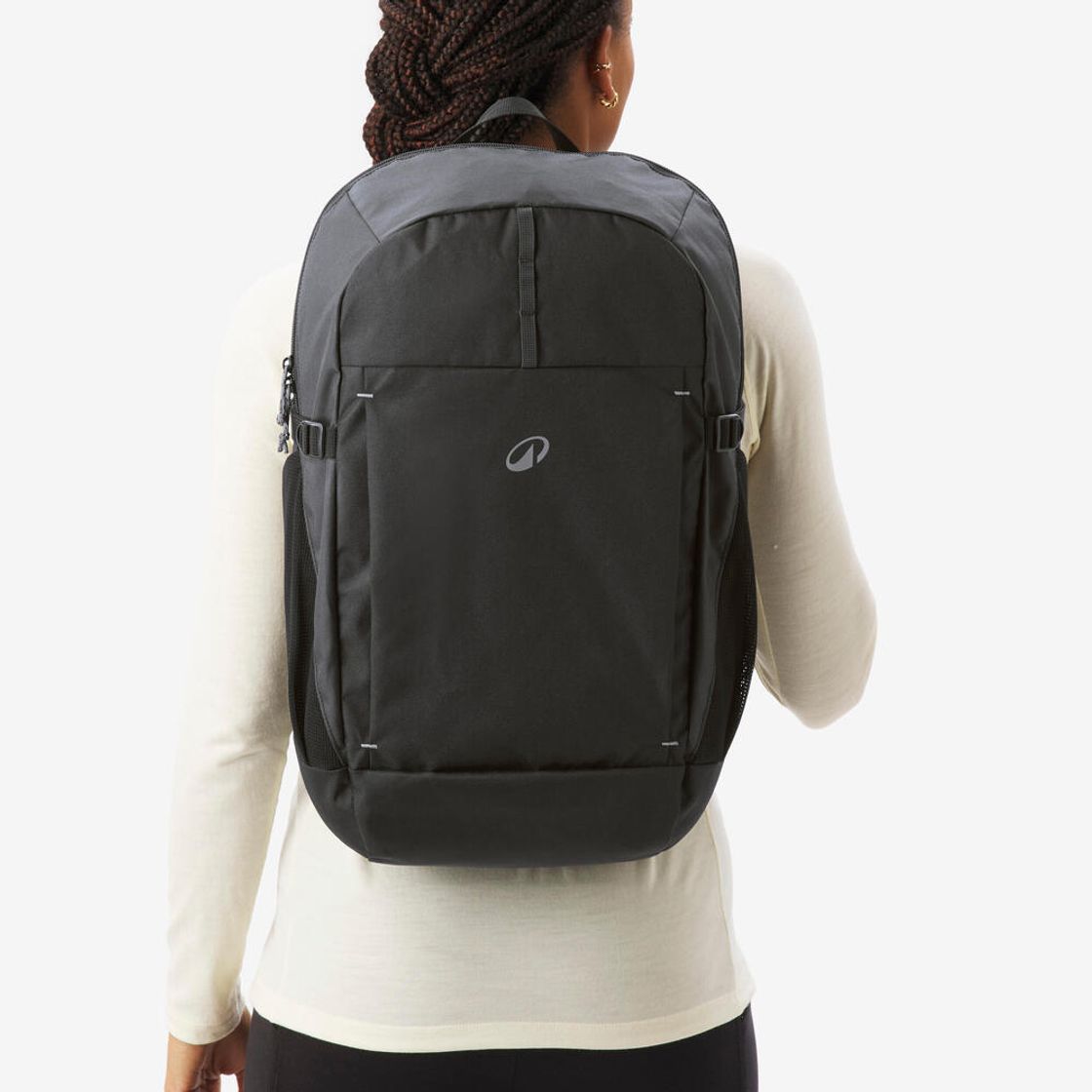 데카트론 하이킹 백팩 27L 아르페나즈 100 카본 그레이(Decathlon Hiking Backpack 27L Arpenaz 100 Carbon Grey) - 2