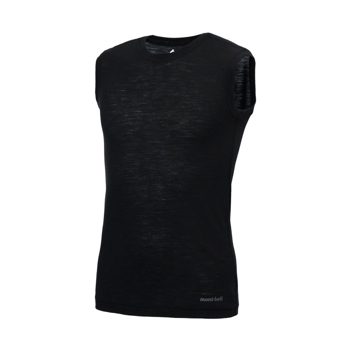 1107861 Montbell Super Merino Wool Light Weight Sleeveless Shirt Black