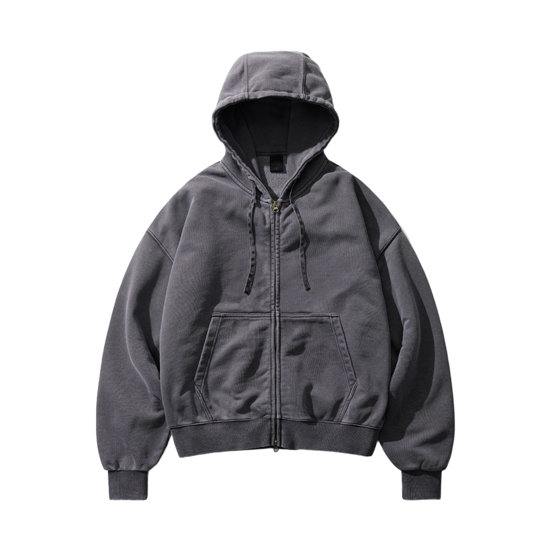 MMOT6762_Dustypurple_29 EZKATON Easy Crop Pigment Hood Zip-up Dustypurple MMOT6762