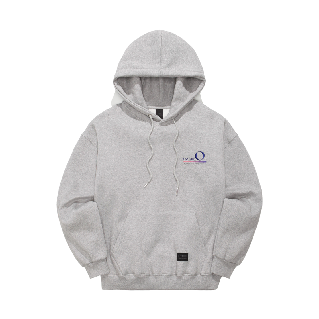 YMHD6556_gray EZKATON Section Hoodie Gray YMHD6556,YMHD6610