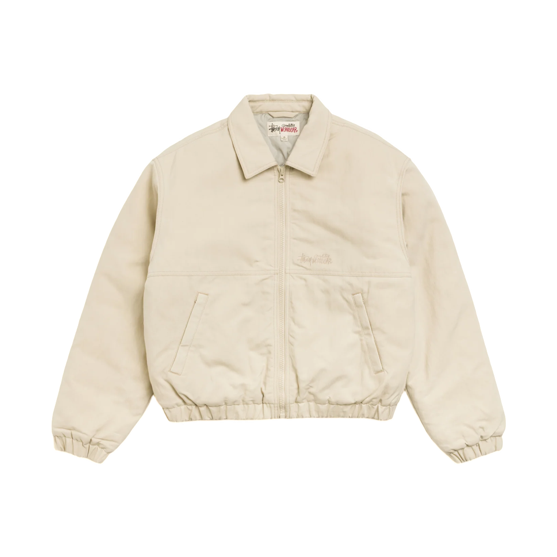115947 Stussy Nyco Collared Work Jacket Sand