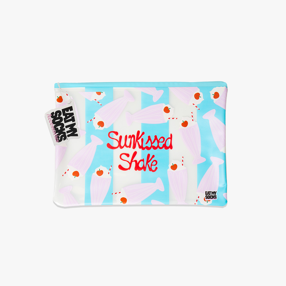 잇마이삭스 Mlik Shake 밀크쉐이크 PVC 파우치백(Eat My Socks Mlik Shake PVC Bag) - 2