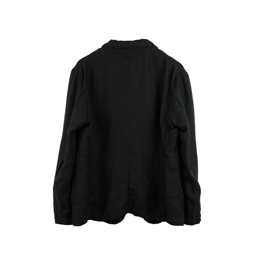폴리테루 린넨 블레이저 블랙(Polyteru Linen Blazer Black) - 2