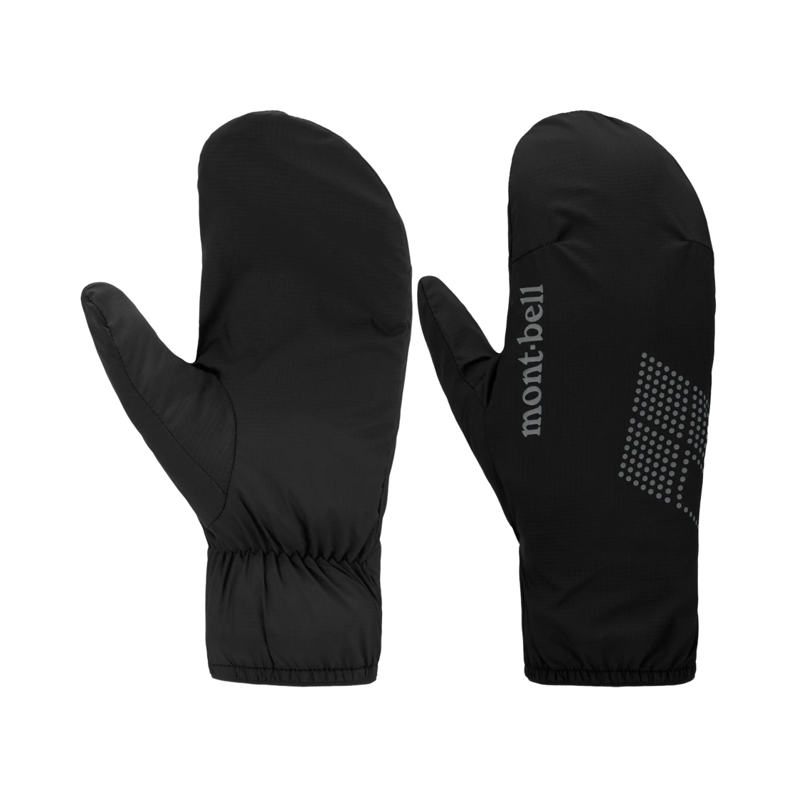 1119215 Montbell U.L. Wind Shell Mittens Black