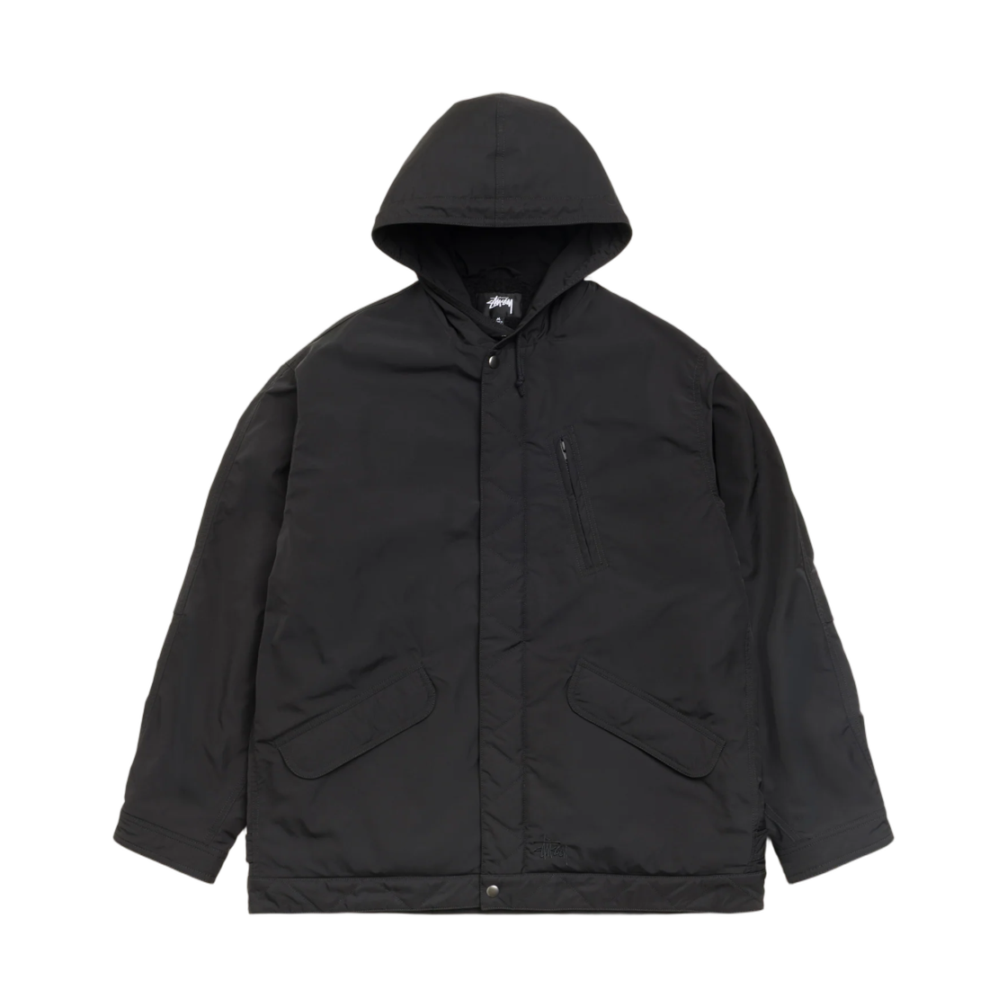 115967 Stussy Flight Parka Black