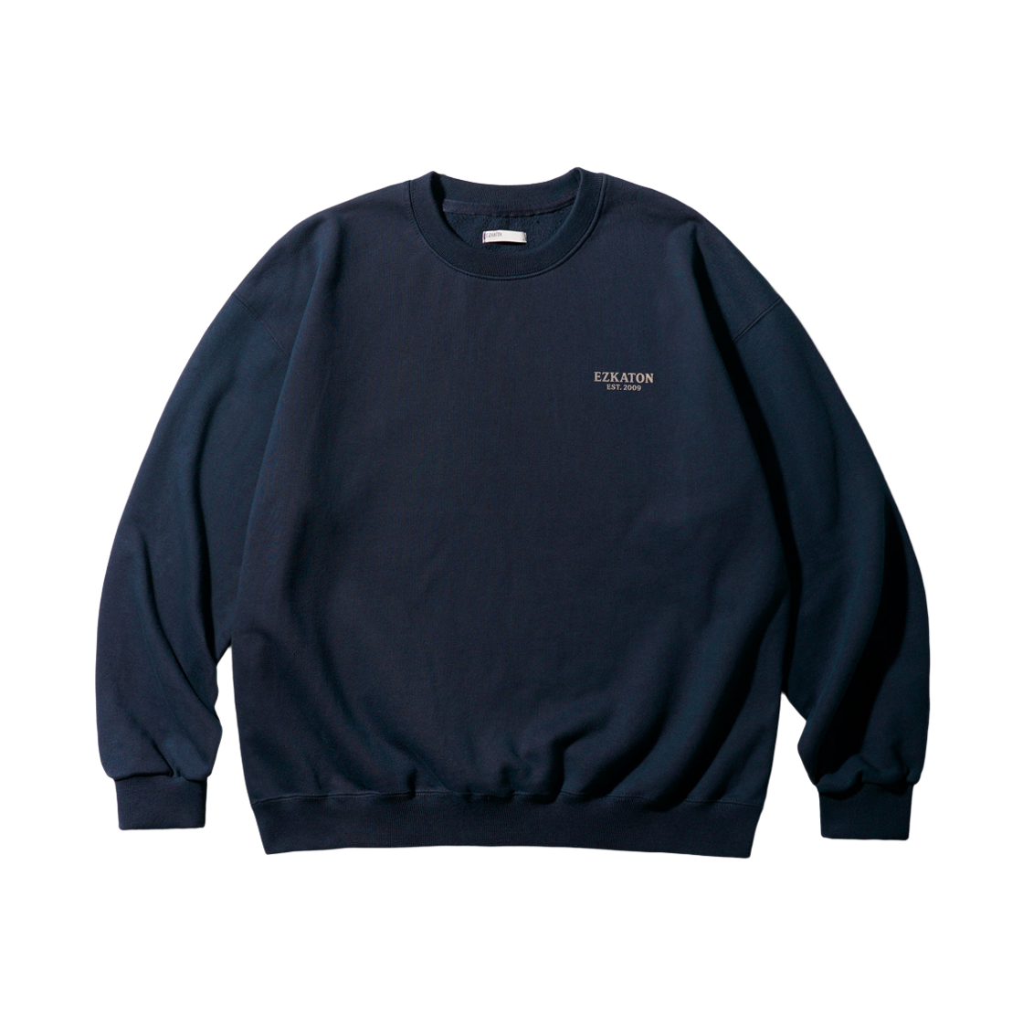 JUMT6900_navy_29 EZKATON Balance Code Heavy Cotton Sweatshirts Navy JUMT6900