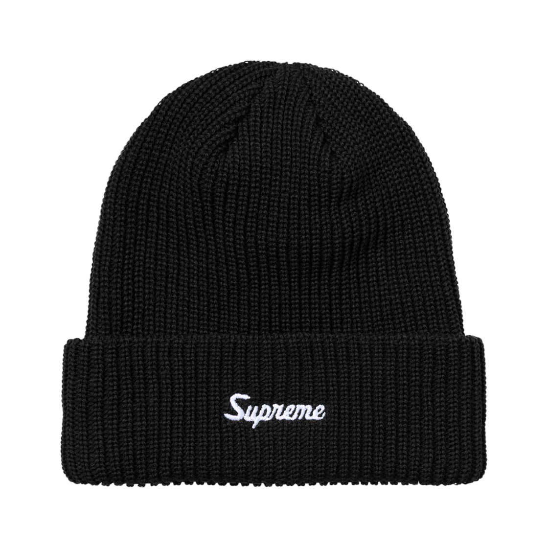 - Supreme Loose Gauge Beanie Black - 26FW