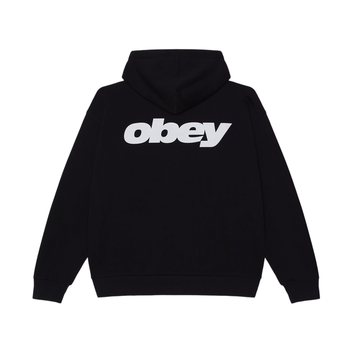 111610076 Obey League Pullover Black