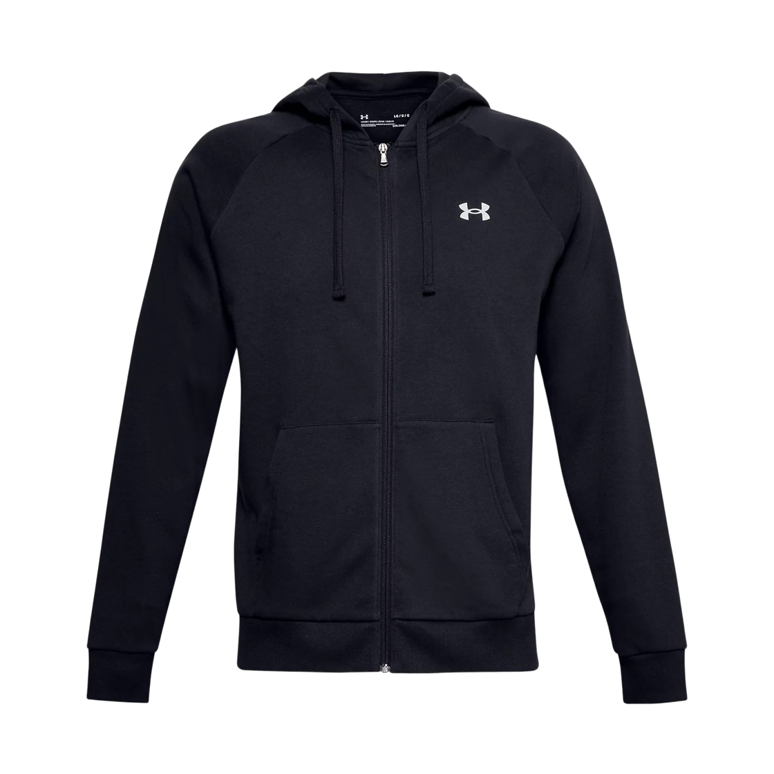 1357106-001 Under Armour Rival Cotton Full Zip Hoodie Black