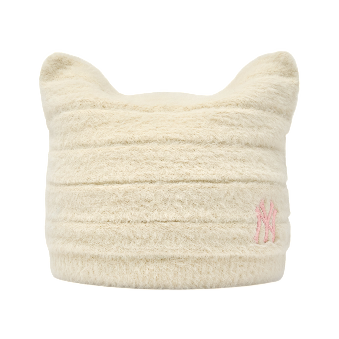3ABNB0166-50CRD MLB Meowing No Rib Beanie New York Yankees Cream