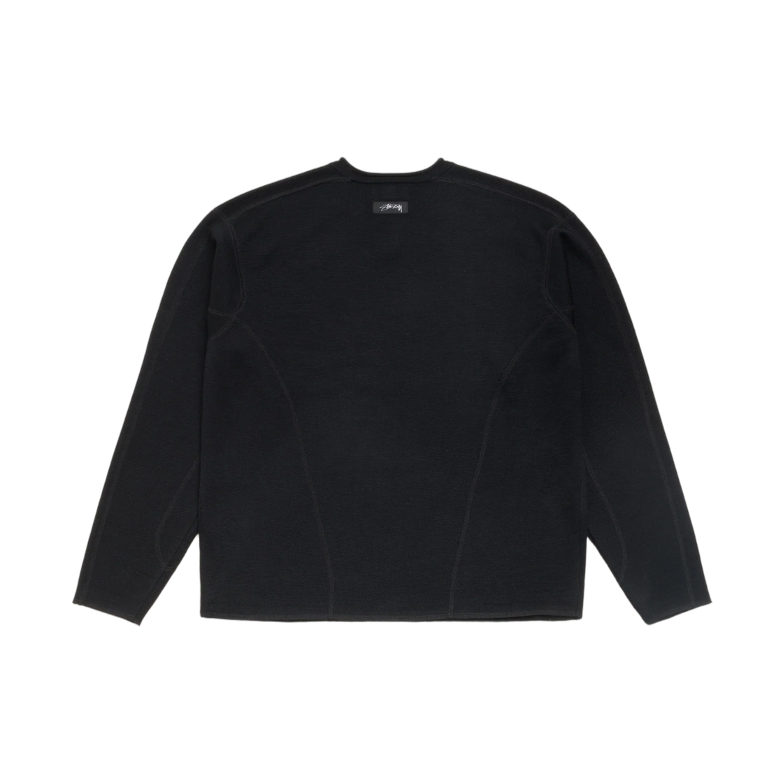 스투시 웨이브 니트 스웨터 블랙(Stussy Wave Knit Sweater Black) - 2