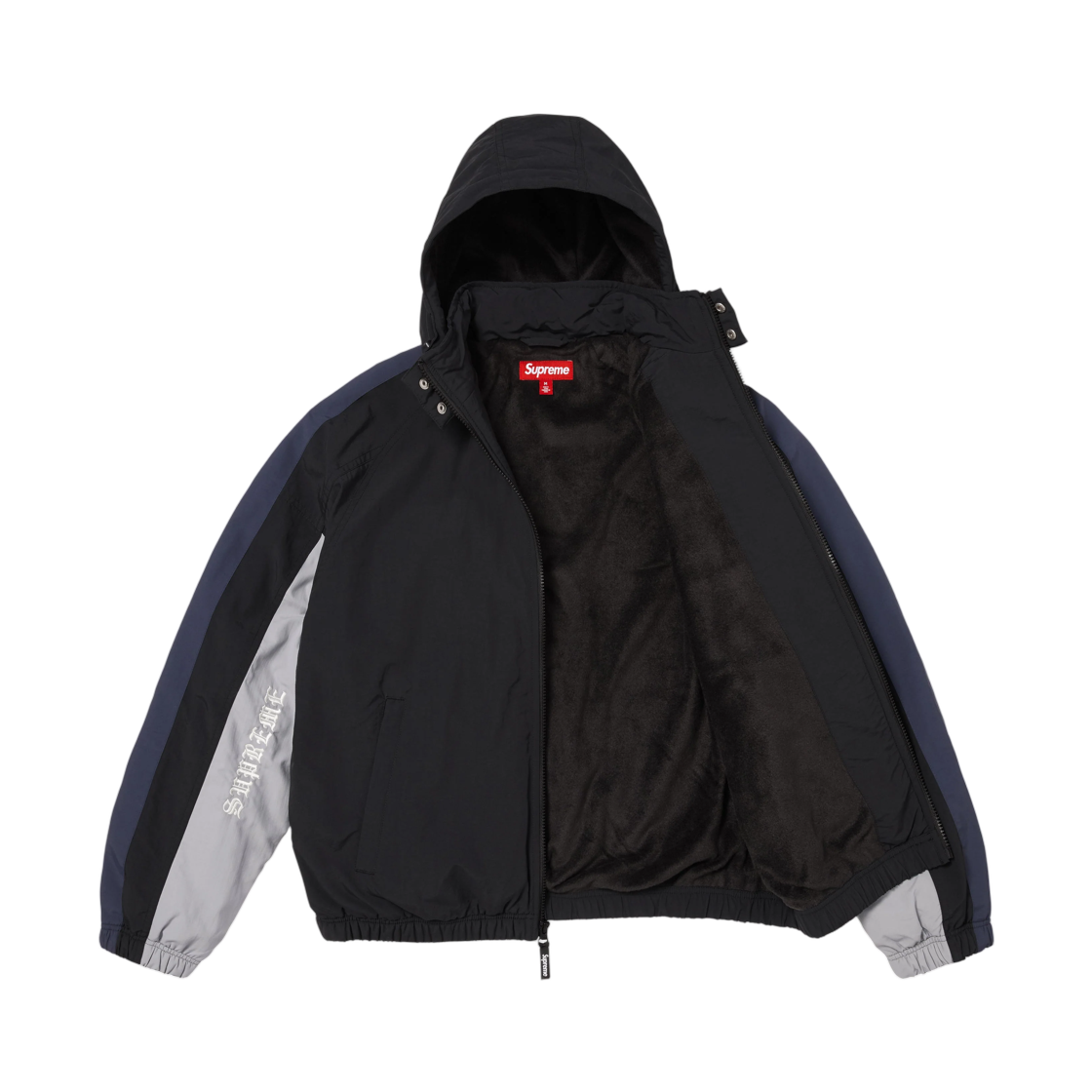 슈프림 AOI 플리스 라인드 트랙 자켓 블랙 - 26FW(Supreme AOI Fleece Lined Track Jacket Black - 26FW) - 3