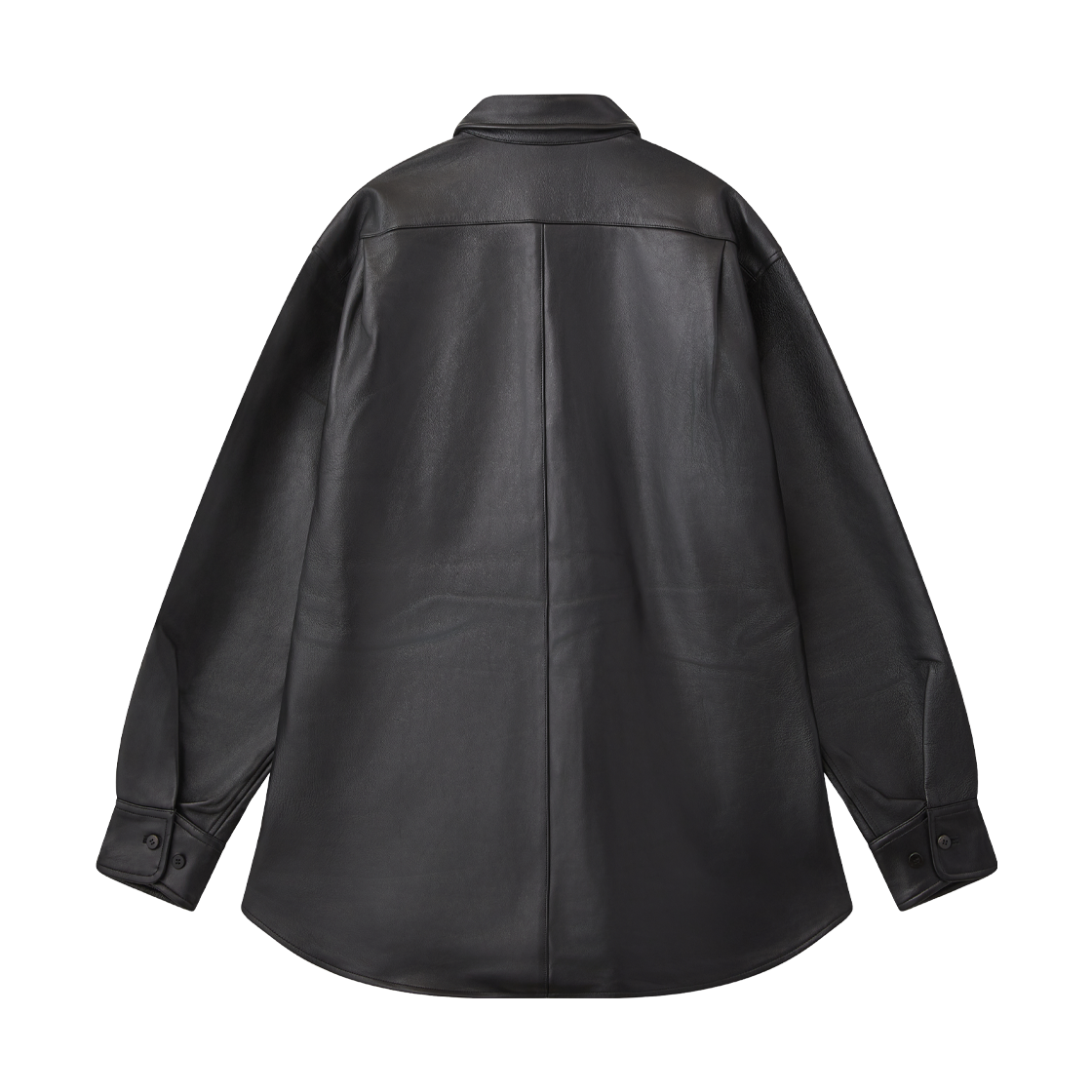 카르 램 레더 셔츠 블랙 - 26FW(Cale Lamb Leather Shirt Black - 26FW) - 2