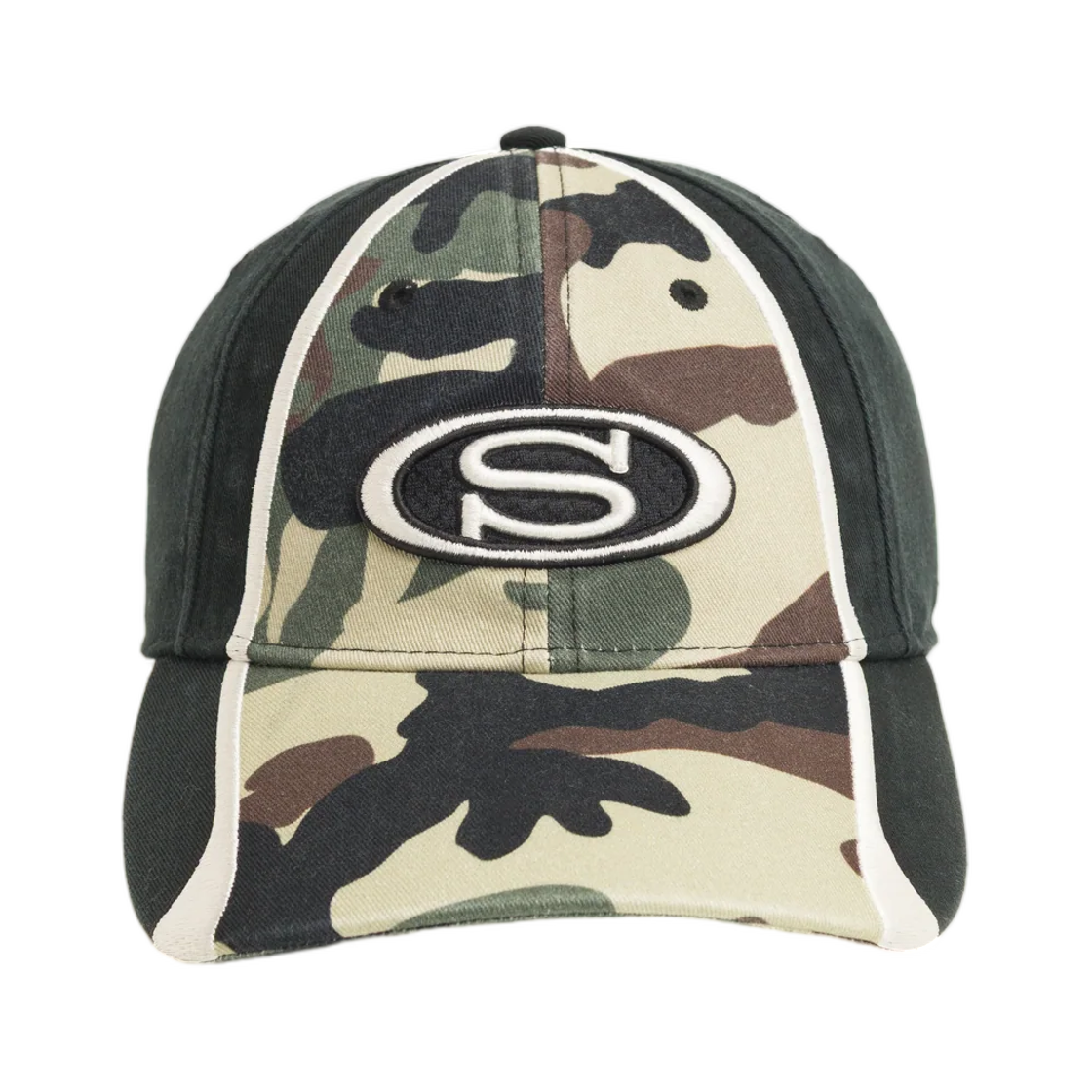 1311235 Stussy S Oval Cap Woodland Camo