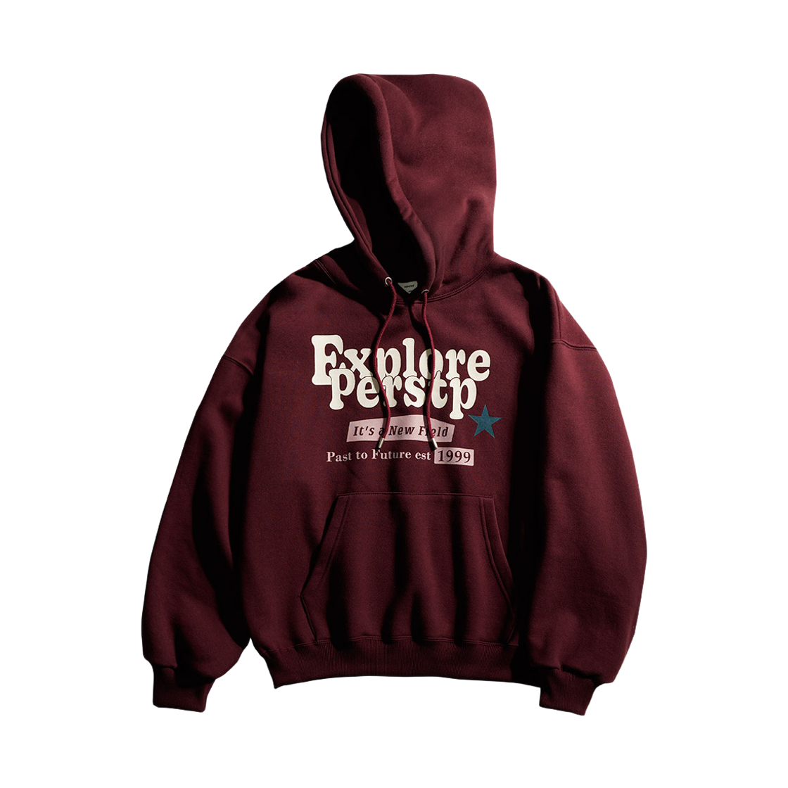 HYHD4596_Burgundy_291 PERSTEP Seeker Warm Hoodie Burgundy HYHD4596