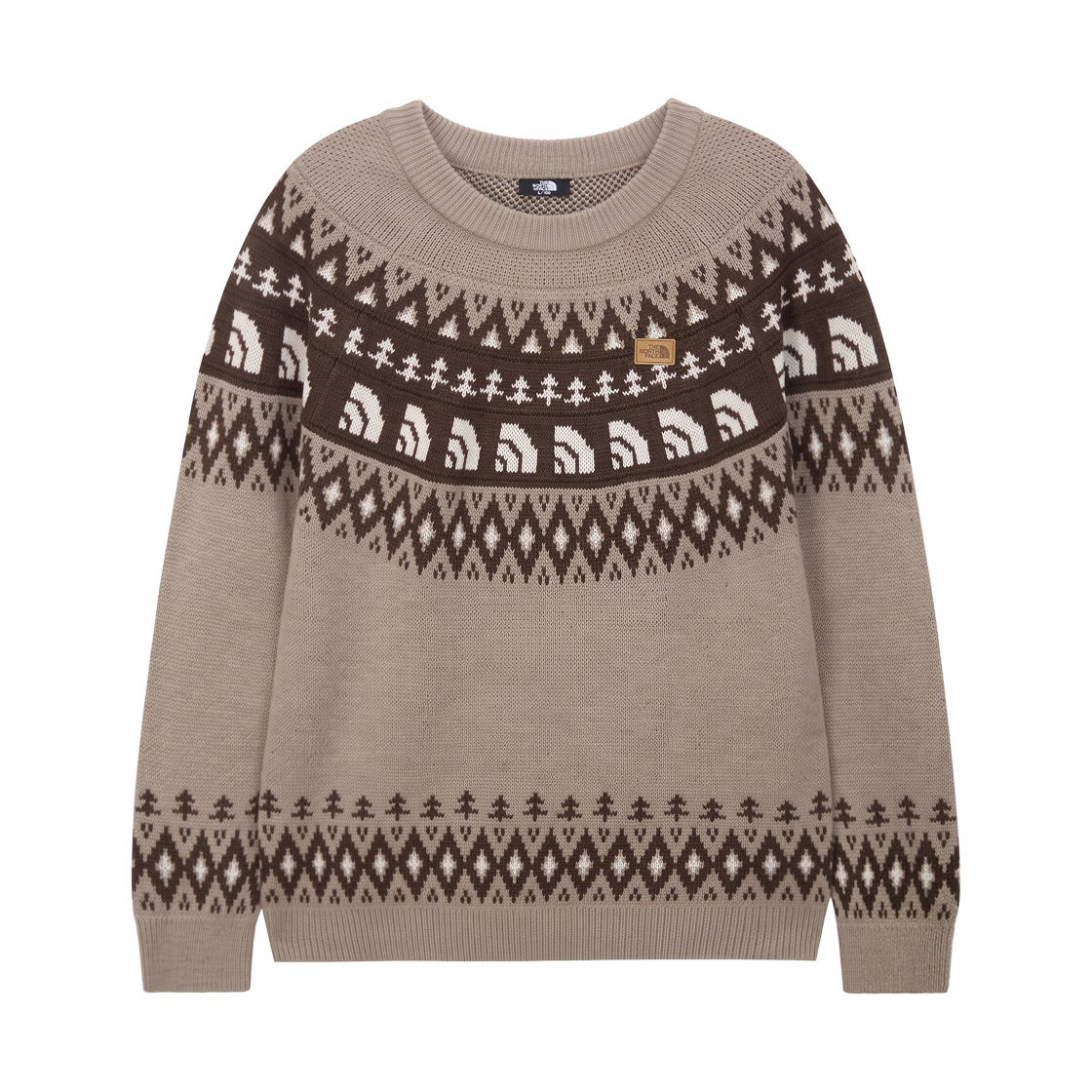 NT7AS52A The North Face Nordic Sweater Walnut - 26FW
