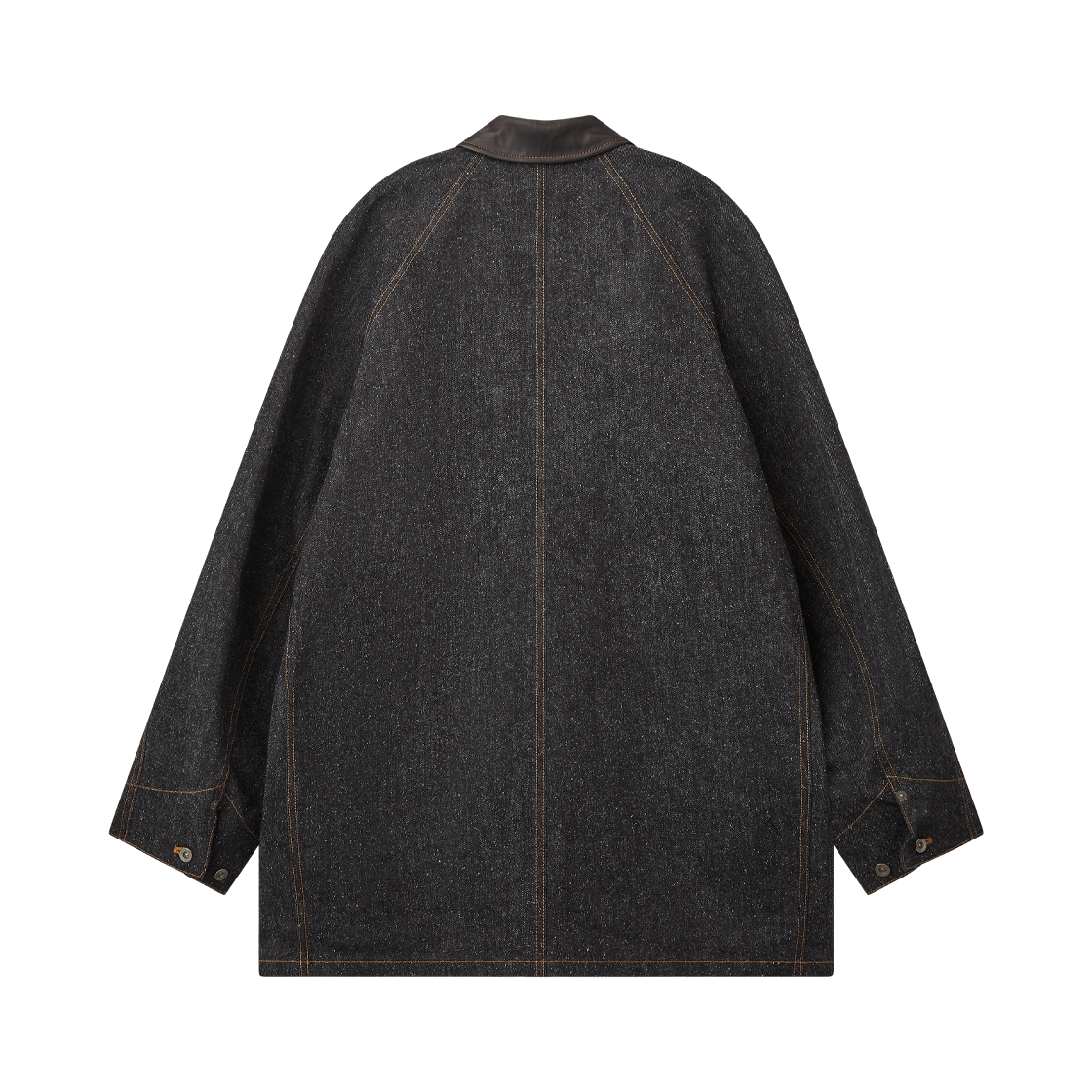 카르 코튼 실크 데님 자켓 블랙 - 26FW(Cale Cotton Silk Denim Jacket Black - 26FW) - 2